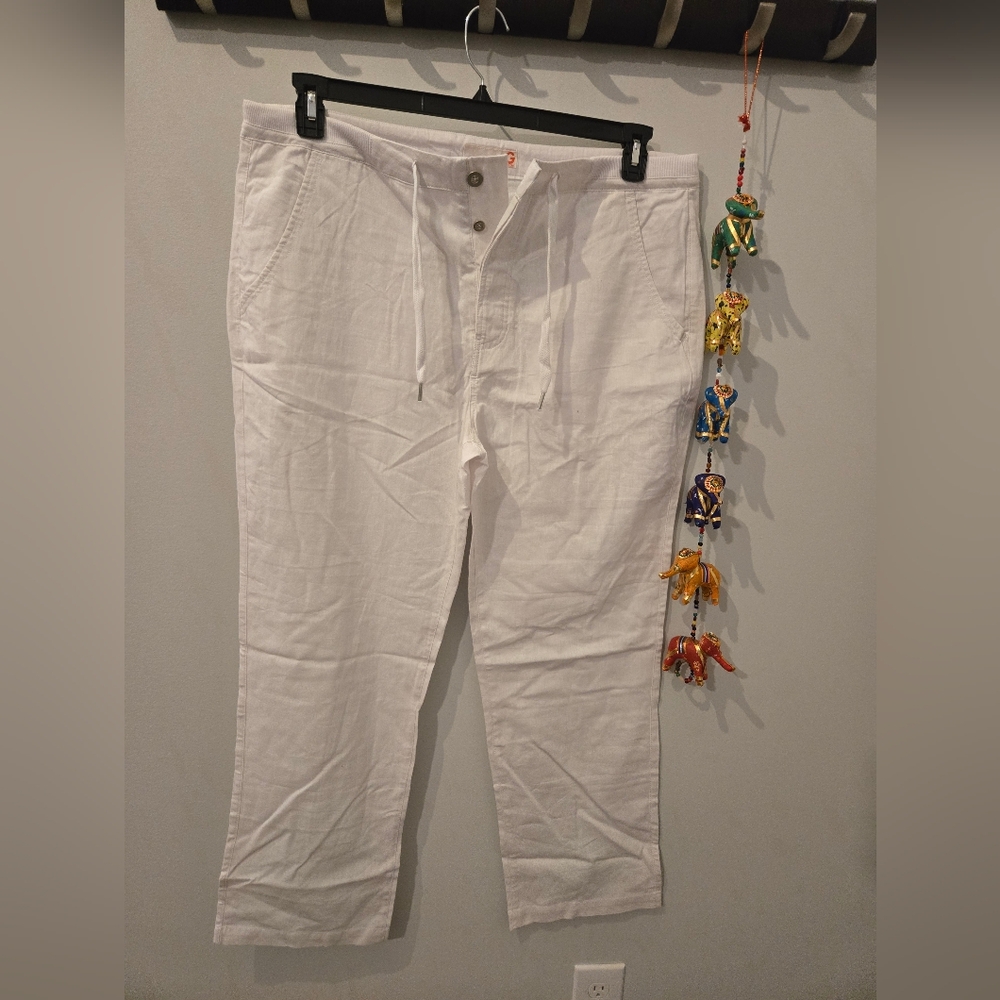 Guess White Straight Leg Women's Pants